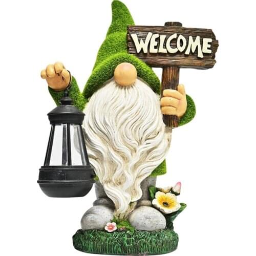 Garden Ornaments Dwarves Resin Crafts Statue White Beard Old Man Christmas Easter Gift ornaments Jardin для сада и огорода