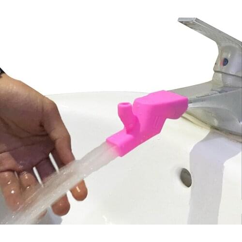Silicone Faucet Extender Toddler Kids Water Reach Faucet Rubber Hand Washing Bathroom Accessories Home Kitchen Tools New 1 Pcs