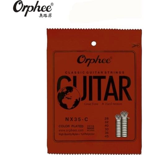Orphee NX35-C 028-045 Classical Guitar Strings nylon silver jacketed wire Vacuum Packaging guitar parts