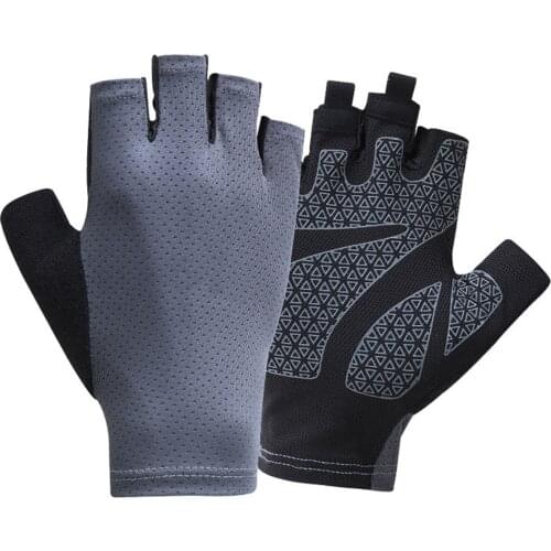 Half Finger Cycling Gloves Men And Women Sunscreen Mesh Silicone Non Slip Quick Drying Bicycle Gloves Equipment Luvas Ciclismo