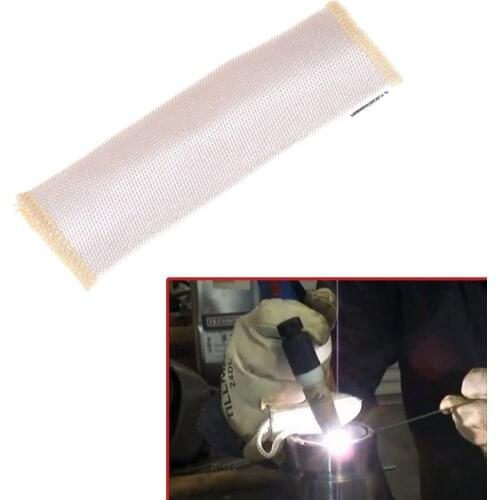 1pc Glass Fiber Welder Equipment Finger Heat Shield For Welding Machine Gloves Guard Heat Protection High Temperature Insulation