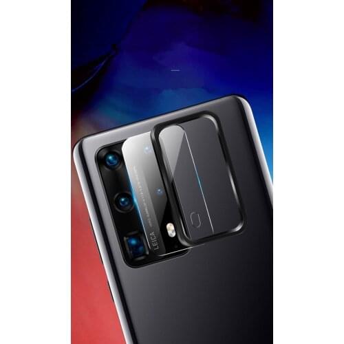 2020 Metal Protective Ring For Huawei p40 pro p40 Camera Tempered Glass Screen Protector huawei p40