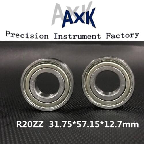 2021 Sale Limited Axk 1pcs R20zz Deep Groove Ball Bearing 31.75x57.15x12.7mm Inch Miniature Abec-3