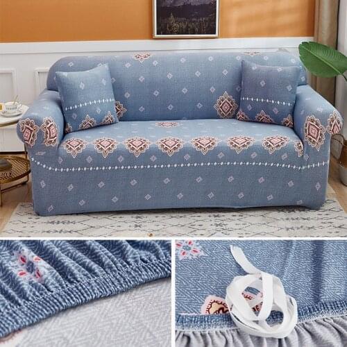 Funda Sofa Chair Sectional Couch Cover Home Decor 1/2/3/4-seater Stretch Sofa Slipcover Elastic Sofa Covers For Living Room
