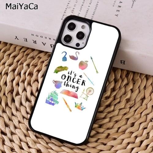 MaiYaCa Once Upon a Time Emma Swan Quote Phone Case For iphone 11 12 mini Pro X XR XS MAX 6S 7 8 Plus 5S SE 2020 Cover Shell
