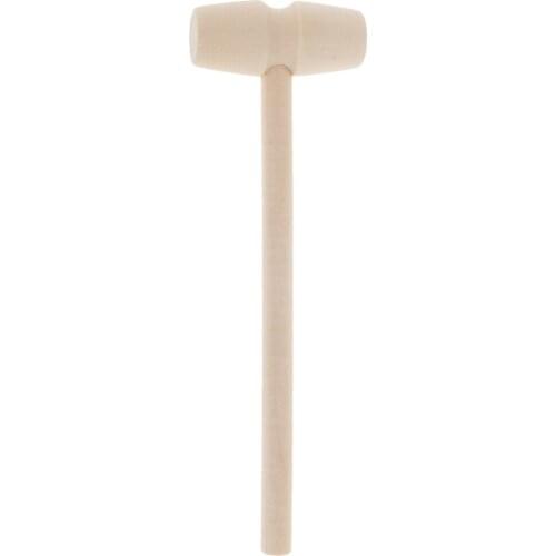 60 Pieces Wooden Hammer Mallet 140x43x19mm Lobster Seafood Crackers