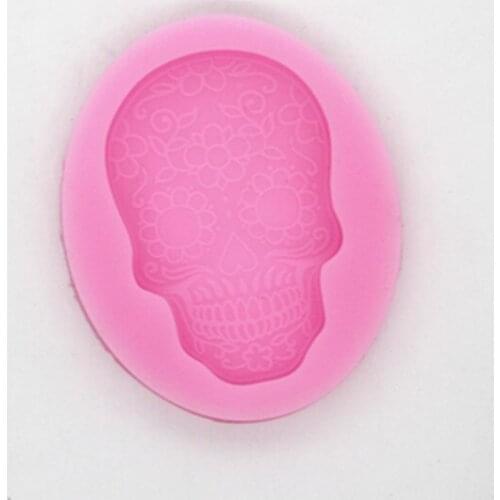 P241 Roasting tool: cake and silicone cake: DIY cake Halloween skull