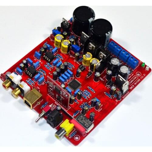 AK4399+WM8805 HiFi enthusiast DAC decoded fiber coaxial USB input PCM2706 USB decoder With USB daughter card