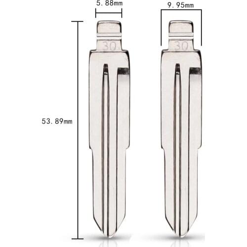 #30 Metal Car Key Blade for KD VVDI JMD Remote key for Zhonghua
