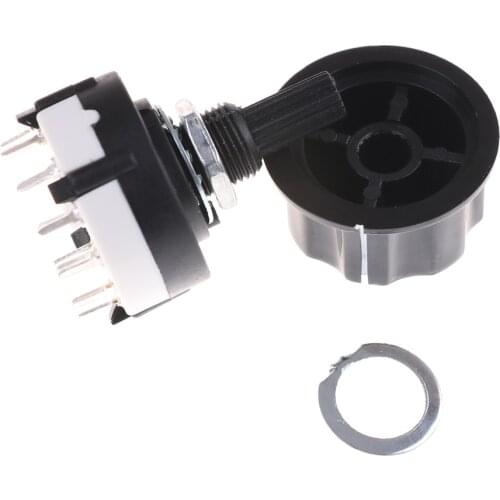 RS26 1 Pole Position 12 Selectable Band Rotary Channel Selector Switch Single Deck Rotary Switch Band Selector