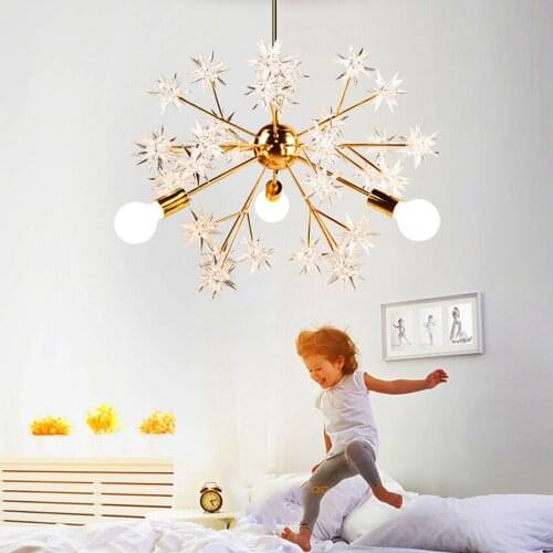 Nordic Glass Led Lamp Modern Design Chandelier Ceiling Living Room Bedroom Dining Room Light Fixtures Decor Home Light Fixtures