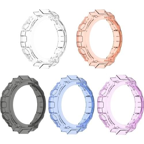 TPU Smart Watch Case Cover Durable Shell Housing Frame for Amazfit T-Rex PRO/T-Rex 54x54x12mm