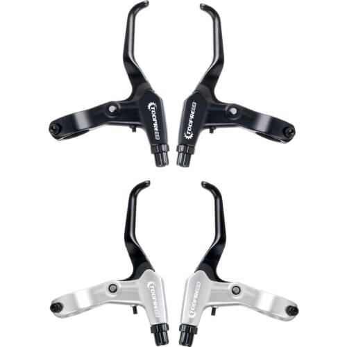 TOOPRE Ultralight Aluminum Alloy 3-Finger Bicycle Brake Lever Set for MTB Mountain Road Folding Bike