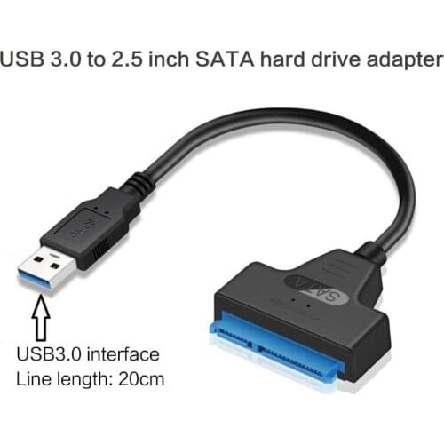 USB 3.0/2.0/Type C to 2.5 Inch SATA Hard Drive Adapter Converter Cable for 2.5'' HDD/SSD XXUC