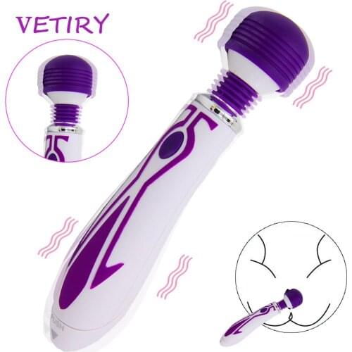 VETIRY Powerful Magic Wand AV Vibrator Sex Toys for Women Clit Stimulator Sex Shop Adult Toys G Spot Vibrating Dildo for Women