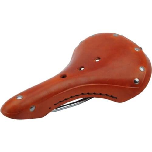 DARKROCK D-ONE saddle cow leather vintage for bike 280*170mm