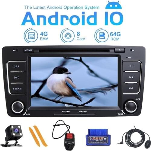 ZLTOOPAI 7" Auto Radio Android 10 For SKODA Octavia 2009-2013 Yeti 2008-2014 GPS Navigation Multimedia Player DVD CD Stereo Unit