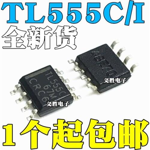 10pcs/lot New TLC555 TLC555CDR TL555C TL555I TLC555IDR SOP8 patch