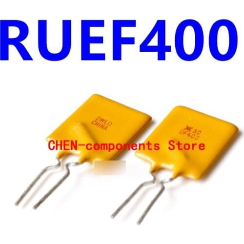 10PCS RUEF400 Self-recovery fuse 4A 30V straight Insert