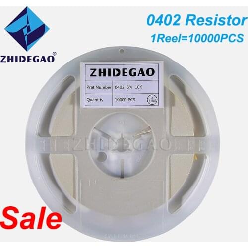 10000pcs 0402 5% SMD 1/16W 0 ~ 10M Ohm Chip Resistor 0 10R 100R 220R 330R 470R 1K 4.7K 10K 47K 100K 0 10 100 330 470 Ohm