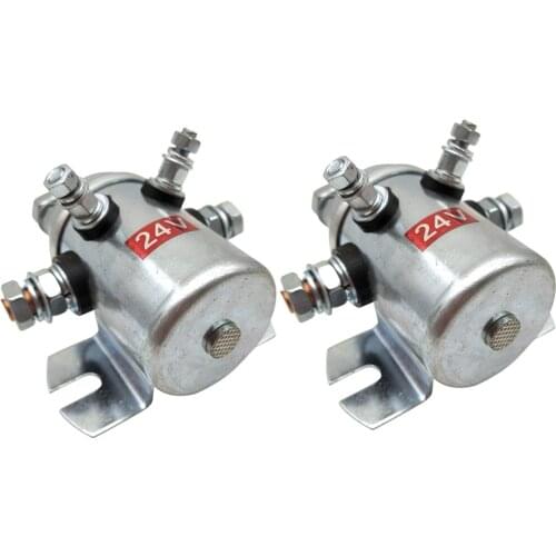 2x Continuous Duty 12V Winch Reversing Solenoid Relay for Marine Golf Cart