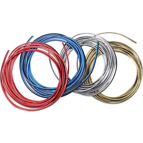 5M Car Door Sealing Strip Rubber Seal Sound Insulation Weatherstrip Edge Trim Noise Insulation Guard Line Decor