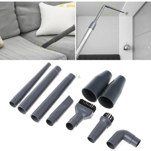 9Pcs Vacuum Cleaner Accessories Multifunctional Corner Brush Set Plastic Nozzle