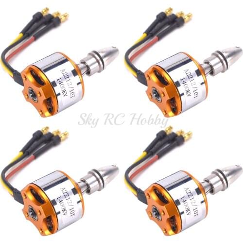 A2212 2212 1400KV 2-3S Brushless Motor 10T for RC FPV Fixed Wing Drone Airplane Aircraft