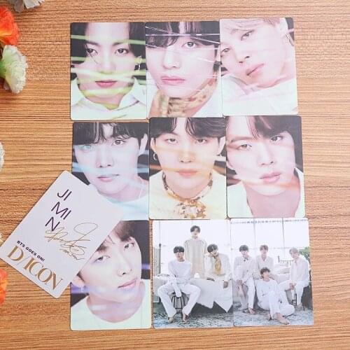 KPOP Bangtan Boys DICON Album Poster Photocard Memebers Paper Lomo Card Poster Premium Photos Fans Collection Gifts JIMIN SUGA