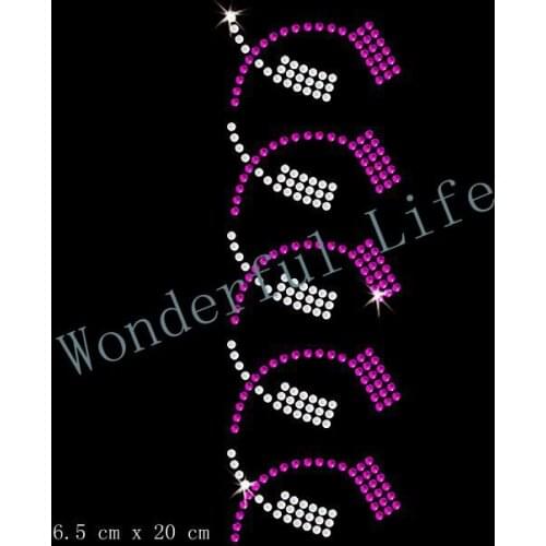 Free shipping Abaya Hijaab Pattern Iron On Rhinestone Transfer