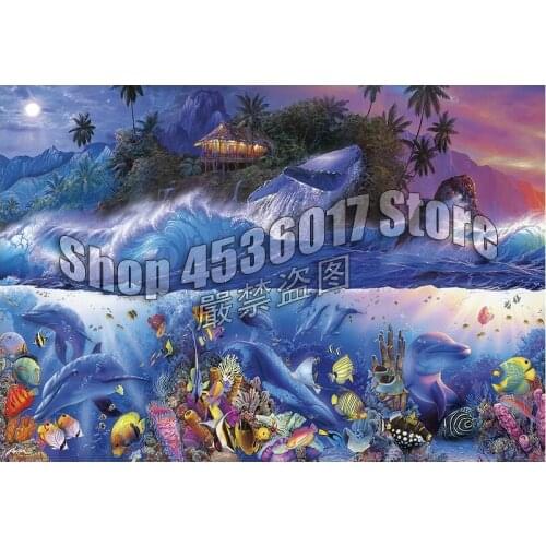 Beyond the Reef Diy Diamond Painting Sea Life Ocean Art Diamond Embroidery Full Kit Drill Needlework Rhinestone Mosaic Picture
