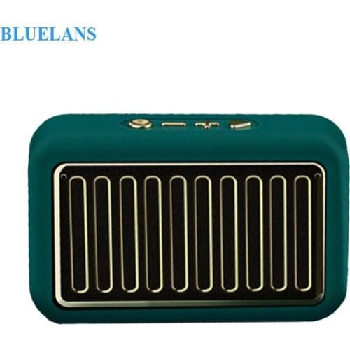 Retro Bluetooth Speaker Supports TF Card U Disk Voice Call Portable Subwoofer High-quality Stereo Surround Wireless Home Audio