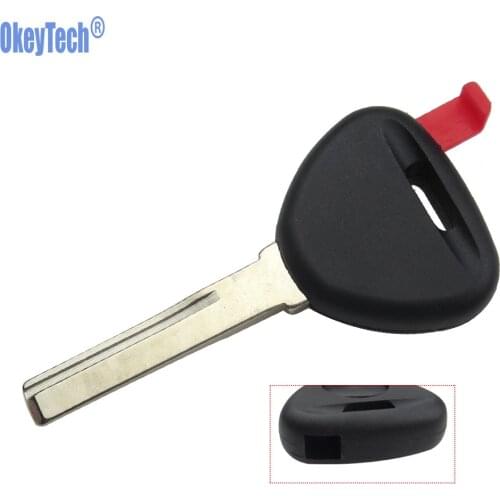 OkeyTech Key Case Shell Transponder For Volvo S40 V40 v70 s80 s60 xc90 xc70 With Side Groove Blade Car Key Blanks HU56R