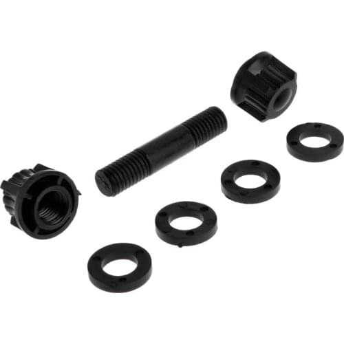 One Set Black Plastic Searchcoil Screw and Washers Metal Detector Accessories 77UD