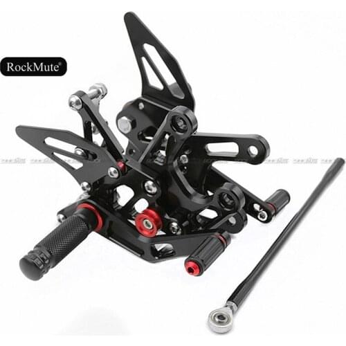 For KAWASAKI ZX-10R 2008 2009 2010 Motorcycle Accessories CNC Adjustable Taillight Set Footrest Peg Rearset Pedal