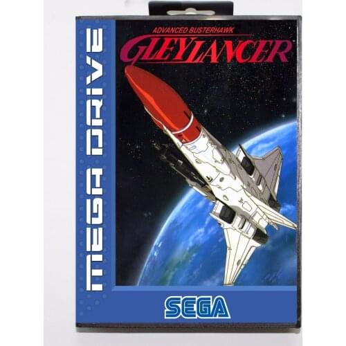 Gleylancer 16 bit MD Game Card With Retail Box For Sega Mega Drive