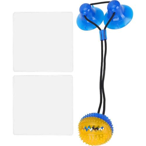 Tooth Bite Resistant Teeth Cleaning Toy Lanyard Dog Toy Double Rubber for Dogs