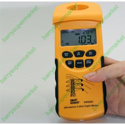 Smart Sensor AR600E Ultrasonic Cable Height Meter Tester 3-23m Height Measuring Instruments