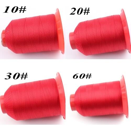 Red Four Size High Tenacity Nylon Sewing Thread For Hand Sewn&Machines Patchwork Leather Hand Stitch Jewelry Accessories