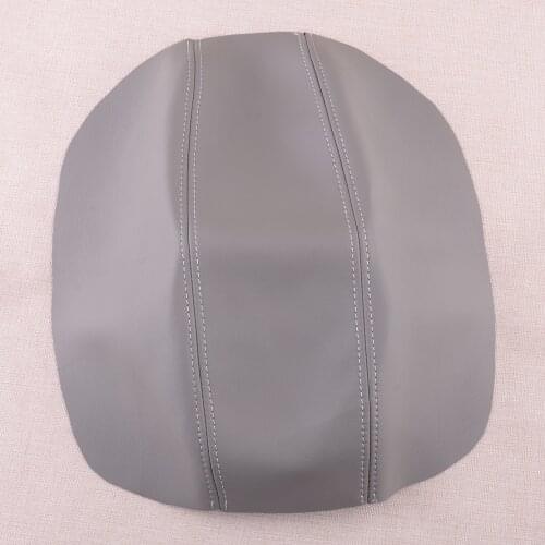 Microfiber Leather Car Console Center Armrest Box Lid Cover Fit For Volvo S80 1999 2000 2001 2002 2003 2004 2005 2006 Grey