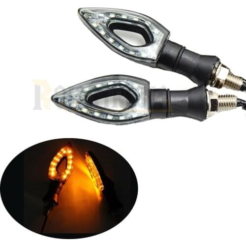 Motorcycle 12 LED Turn Signal Motorcycle Turn Signals Light LED Tail Lights For suzuki sv 650 hayabusa bandit 600 GSF650