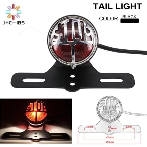 Motorcycle 12V Brake Tail Rear Light Bulb For Harley Custom Chopper Bobber Softail ATV Cafe Racer Turn Signal Brake Lights