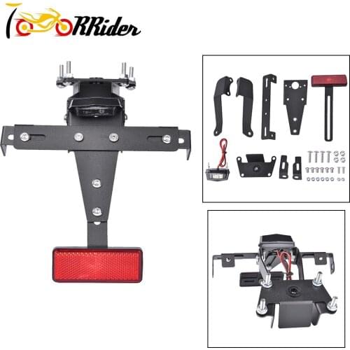 Motorcycle Adjustable Angle License Number Plate Frame Holder Bracket for YAMAHA MT-10 MT10 FZ-10 MT 10 2016 2017 2018 2019