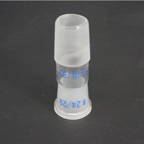 24/29 Female Turn to 29/32 Male Glass Joint Glass Reducing Transfer Adapter Glassware Laborotary