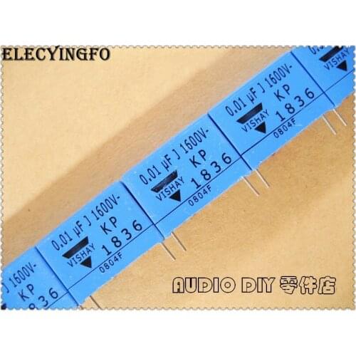 2PCS/20PCS KP1836 Series 0.01uF 1600V 1600v0.01uf 10nF 103 5% Film Capacitor