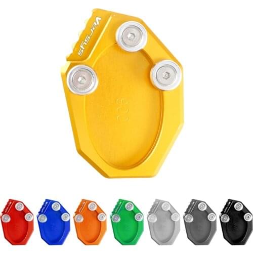 Moto Stand Pads Parts for Kawasaki Versys 650 2010 to 2014 Side Stand Plate Enlarger Kickstand Extension Motorcycle Accessories