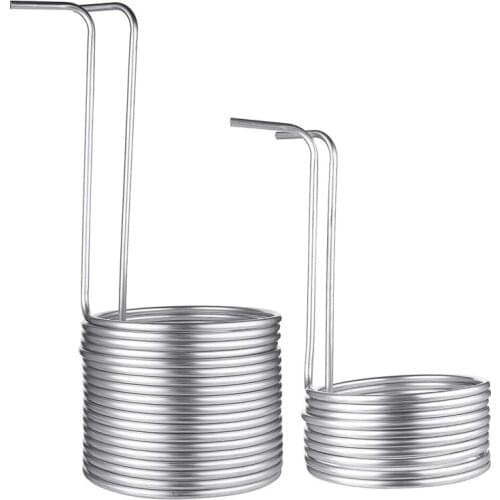 Stainless Steel Immersion Wort Chiller Tube 4 Sizes For Home Brewing Wort Chiller Super Efficient Home Wine Making Machine Part