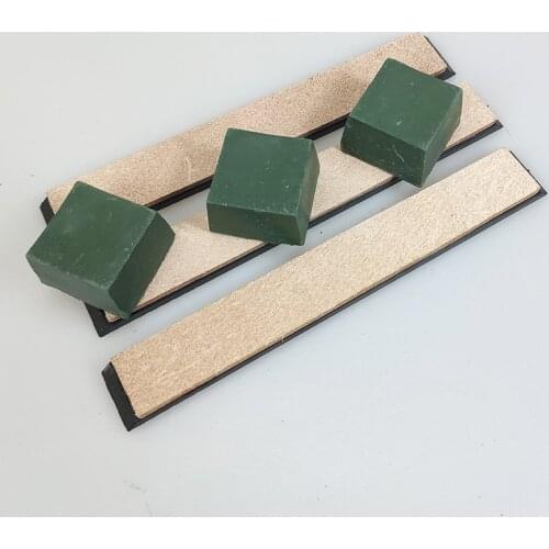 Polished mirror polishing combination leather and polishing knife polishing tool Leather Honing Strop fine grind grinding tools