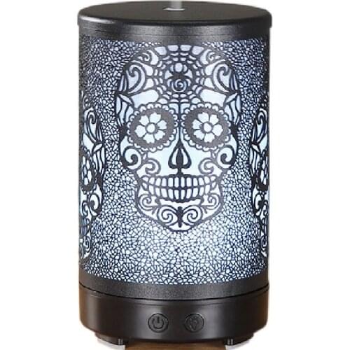 100 ML Skull Pattern Diffuser Aromatherapy Diffuser Ultrasonic Air Humidifier Oils Cool Mist Maker Essential for Home