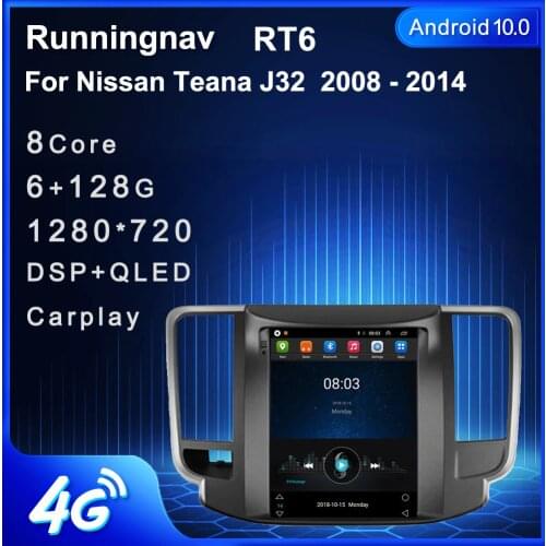 Runningnav For Nissan Teana J32 2008 2009 2010 2011 - 2014 Tesla Type Android Car Radio Multimedia Video Player Navigation GPS